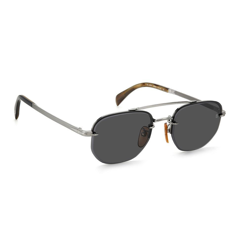 David Beckham Silver Metal Sunglasses