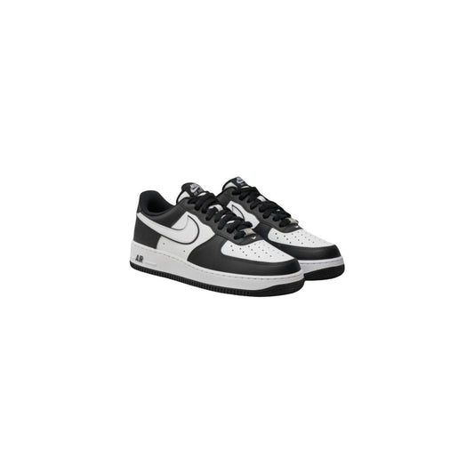 Nike Black And White Leather Low Top Sneakers