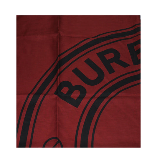 Burberry Red Cotton Foulard