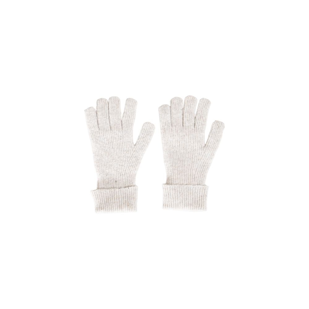 Nur recycelte graue Polyesterhandschuhe