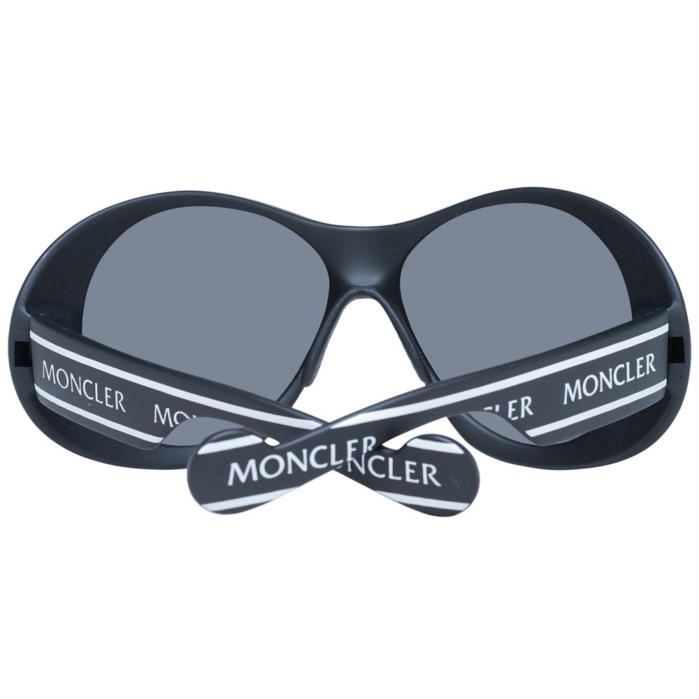 Moncler Schwarze Sonnenbrille aus Kunststoff