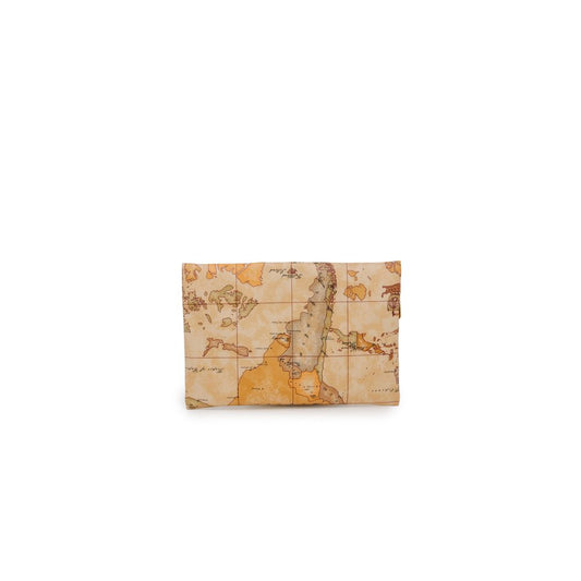 Alviero Martini Prima Classe Beige Polyester Clutch Bag
