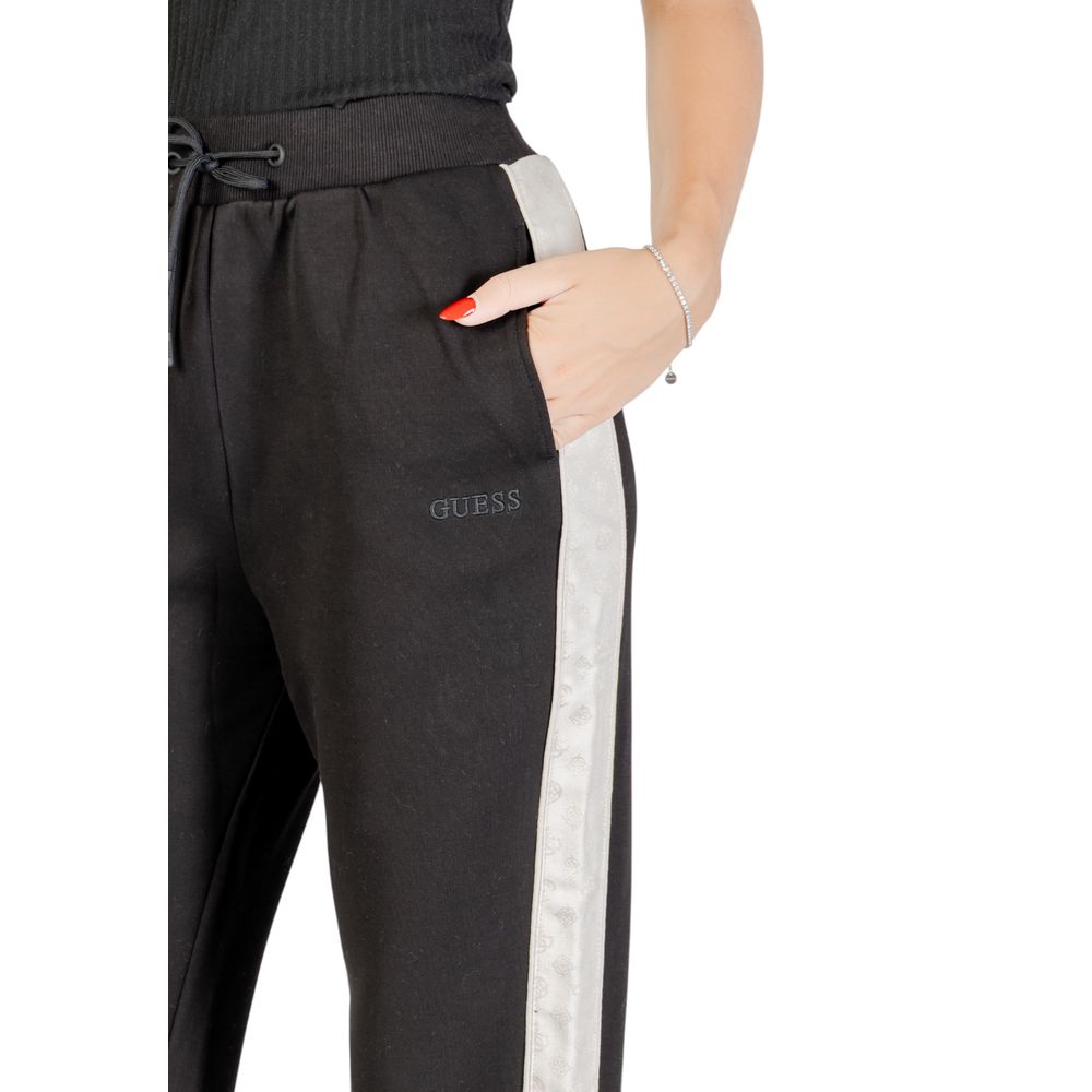 Guess Active Schwarze Baumwoll-Jogginghose (Trainingshose)