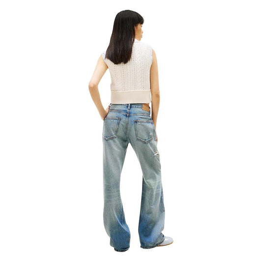 Tommy Hilfiger Jeans Blaue Boyfriend-Jeans aus recycelter Baumwolle