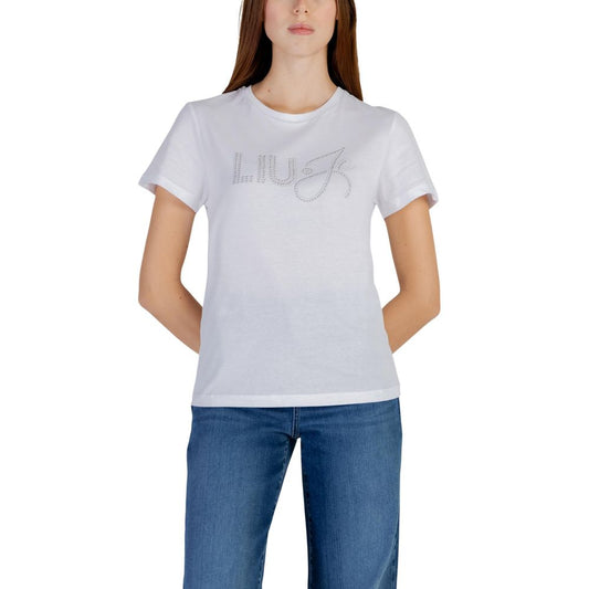 Liu Jo White Cotton T-Shirt