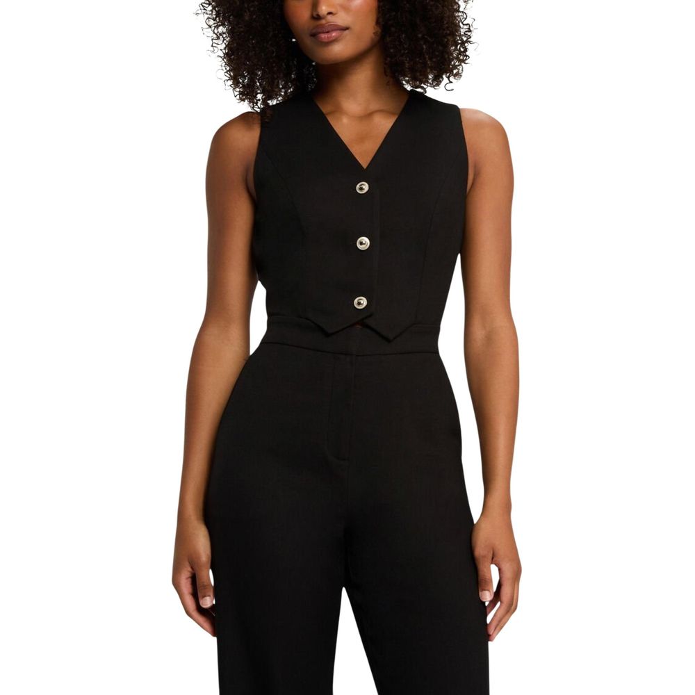 Morgan De Toi Schwarzer Polyester-Jumpsuit