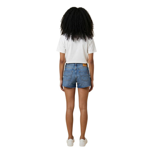 Replay Blue Cotton Shorts