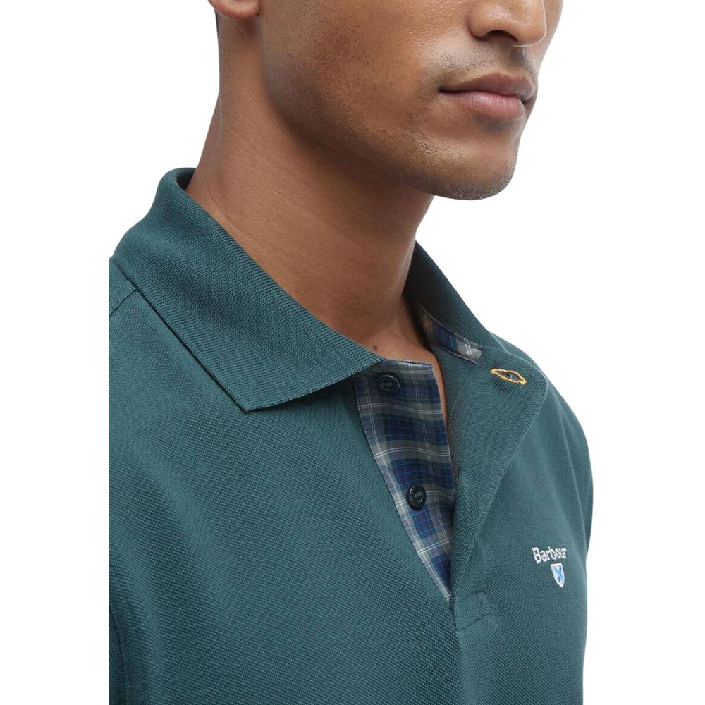Barbour Bicolor-Polohemd aus Baumwolle