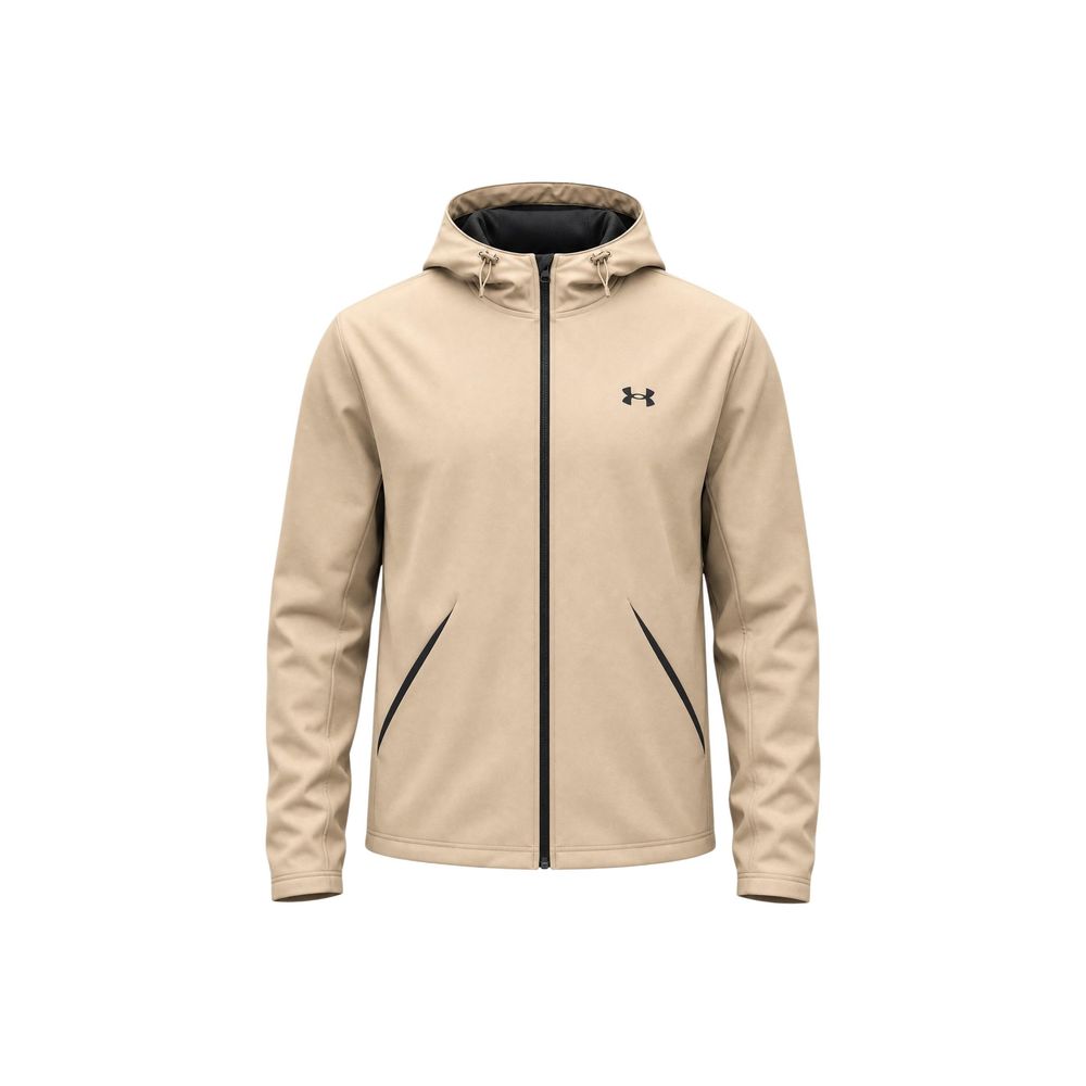 Under Armour Beige Polyester-Kapuzenpullover