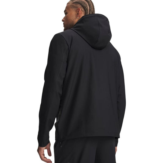 Under Armour Schwarzer Polyester-Kapuzenpullover
