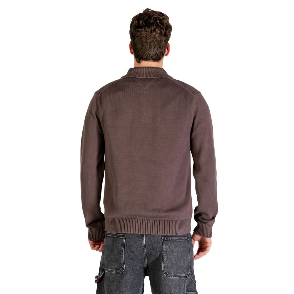 Tommy Hilfiger Jeans Braunes Sweatshirt aus Bio-Baumwolle