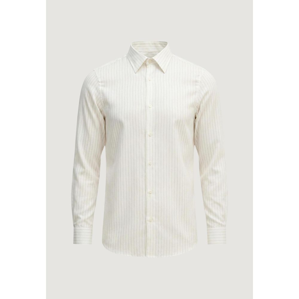 Armani Exchange Bicolor Viscose Pattern Shirt