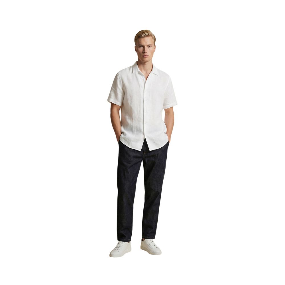 Gianni Lupo Blaue Freizeit-Cargohose aus Baumwolle