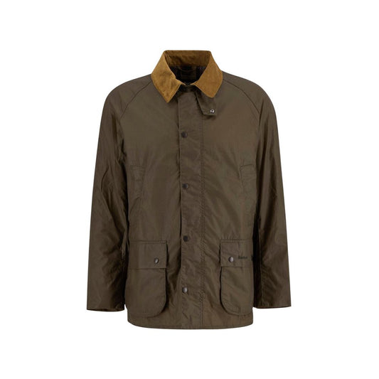 Barbour Green Cotton Full-Length Jacket