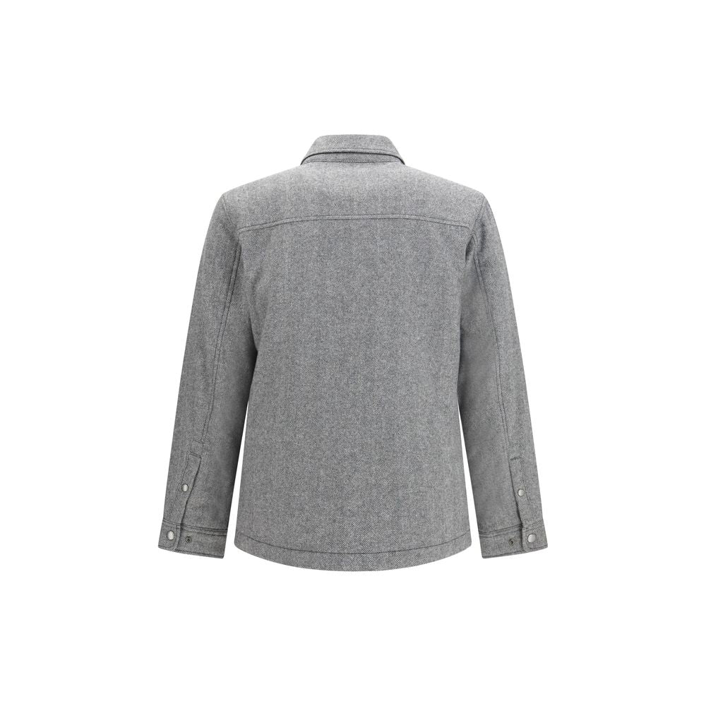 Graue Woolrich-Wolljacke Oves Aries