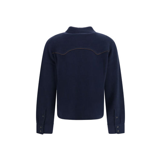 Guest in Residence Blue Cashmere Shirt