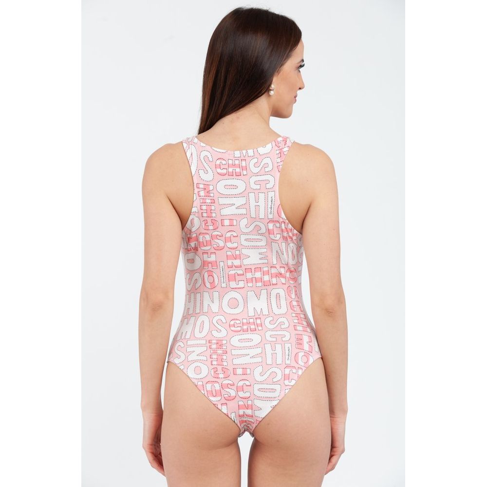 Moschino Mehrfarbiger Baumwoll-Badeanzug