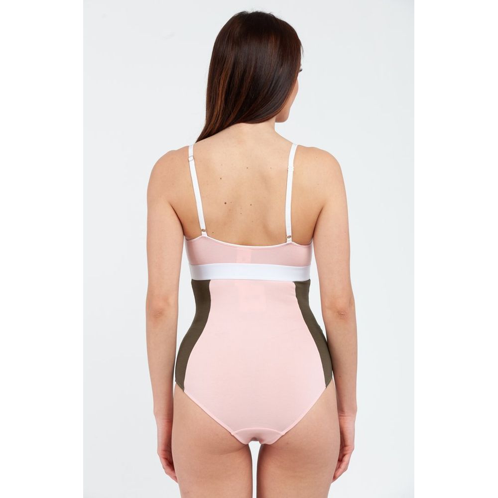 Moschino Mehrfarbiger Baumwoll-Badeanzug