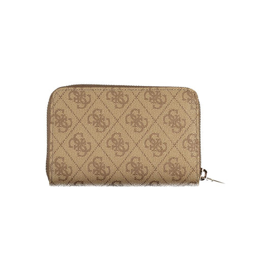 Guess Jeans Beige Polyurethane Women Wallet