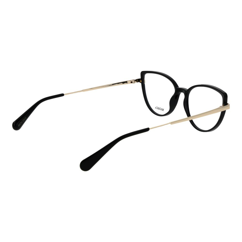 Max & Co. Brille (Gestell) aus schwarzem Metall und Kunststoff