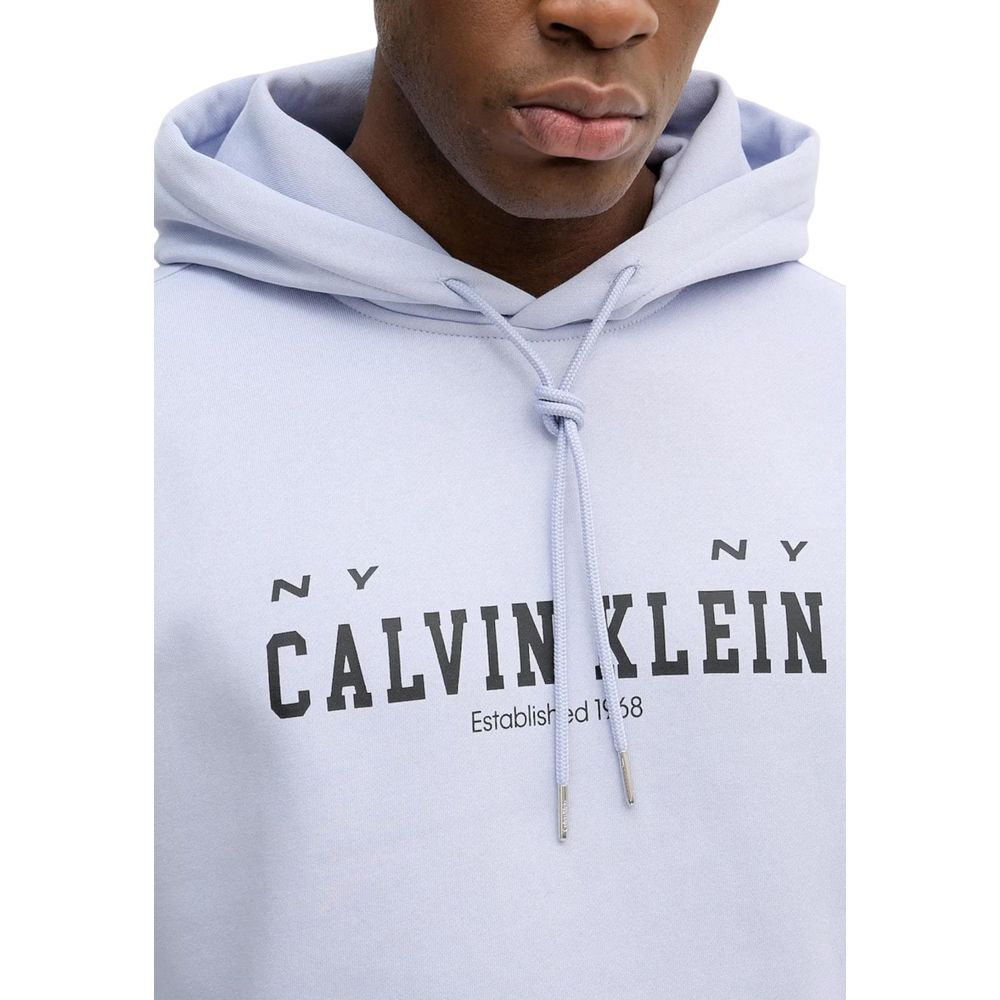 Calvin Klein Jeans Kapuzenpullover aus lila Baumwolle