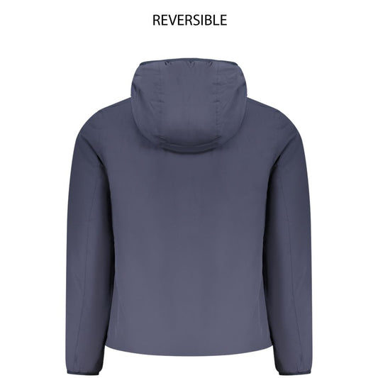 K-WAY Blue Nylon Men's Jacket