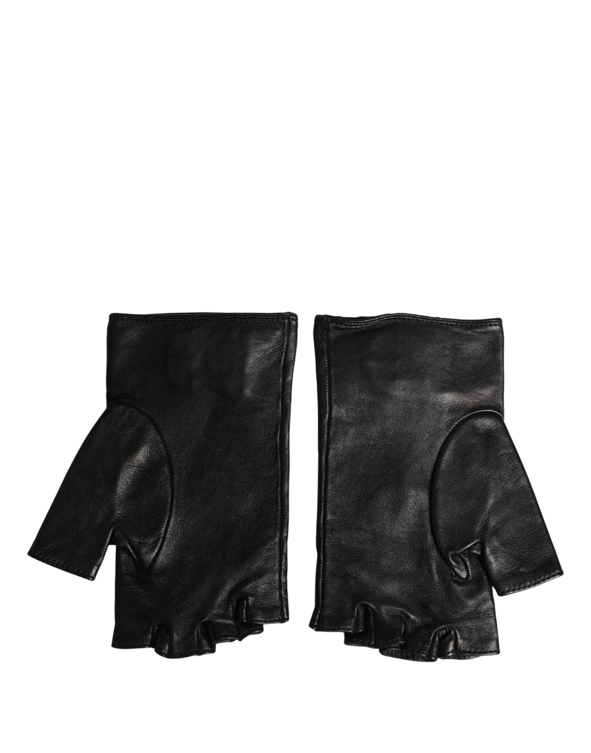 Dolce & Gabbana Black Embellished Wrist Length Fingerless Gloves