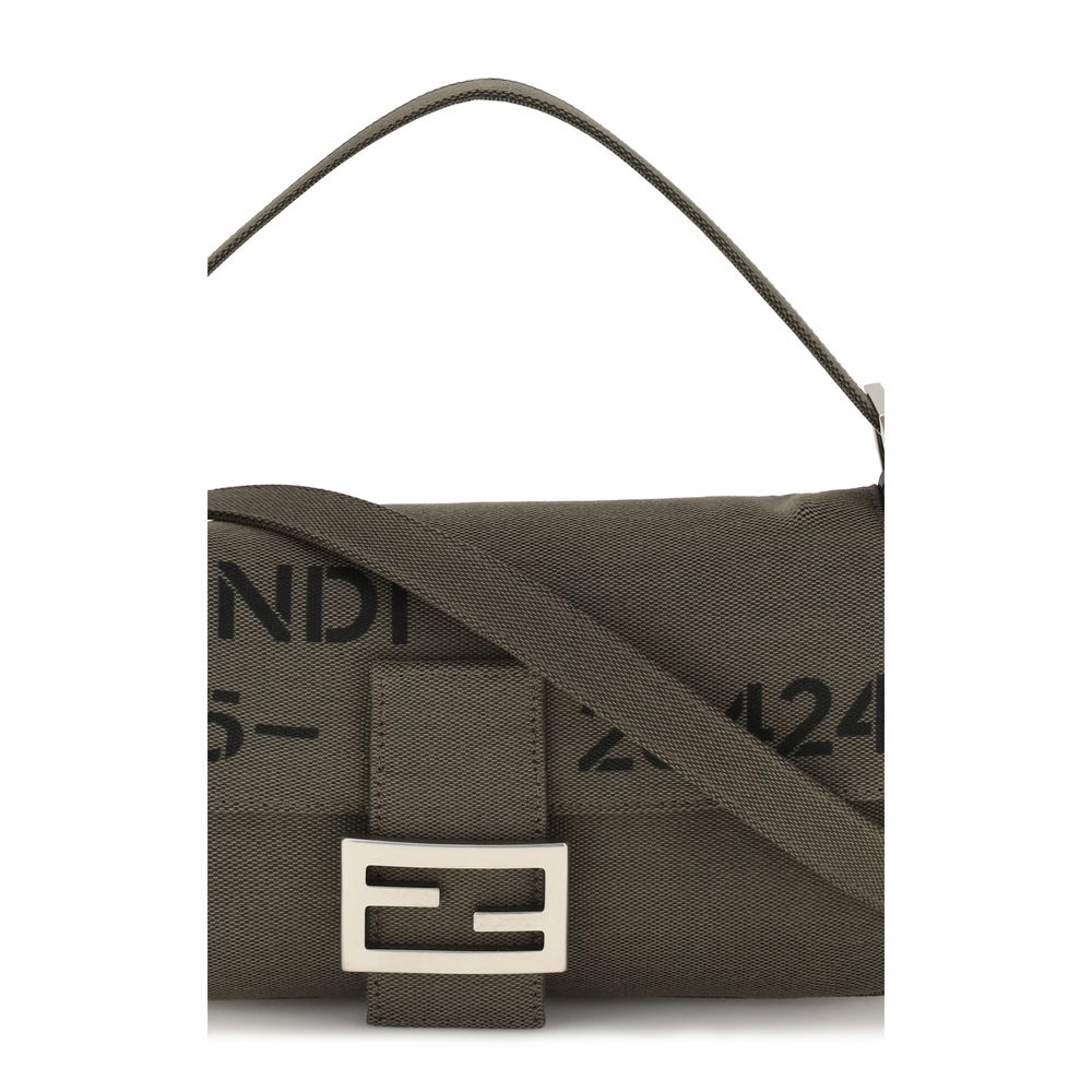 Fendi Bicolor Polyester Shoulder Bag