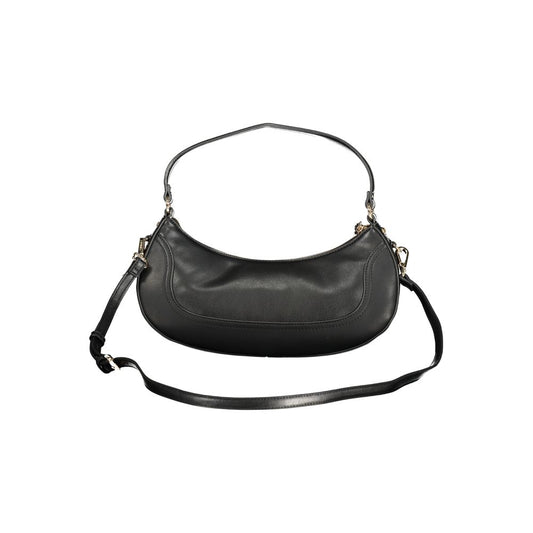 Damenhandtasche aus schwarzem Polyurethan von Twinset