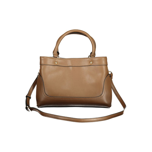 Twinset Braune Damenhandtasche aus Polyurethan