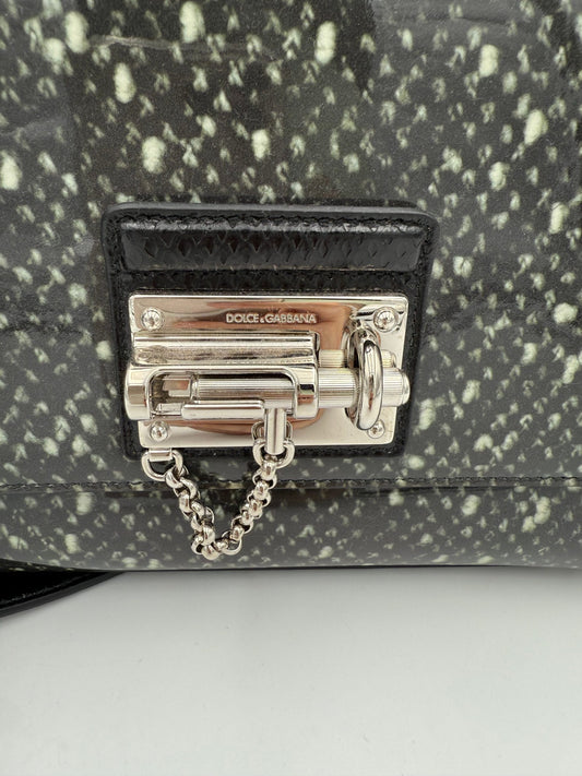 Dolce & Gabbana Handtasche aus mehrfarbigem Leder