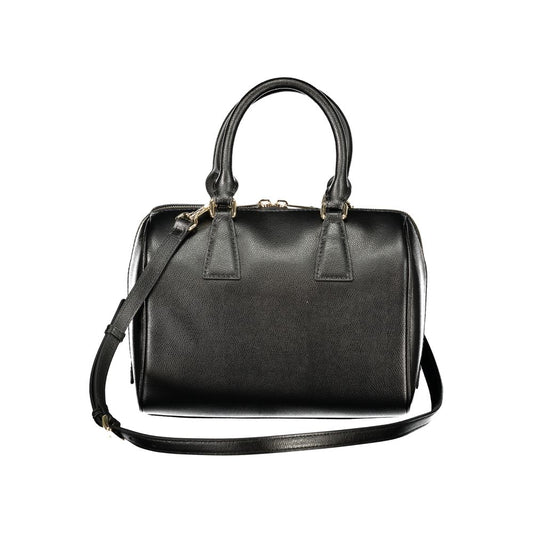 Schwarze Furla Handtasche für Damen aus Leder