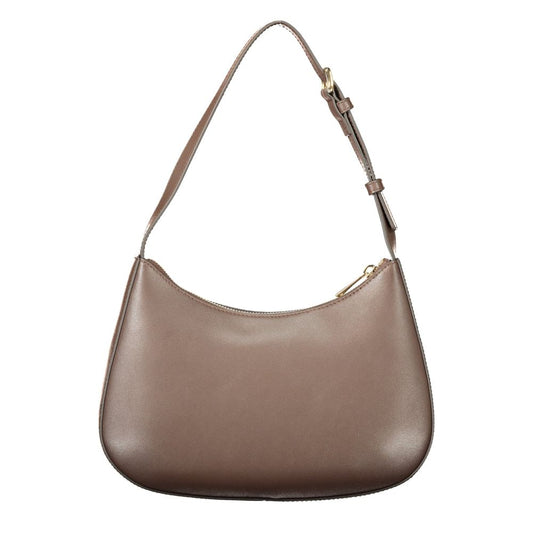 Braune Furla-Damenhandtasche aus Leder