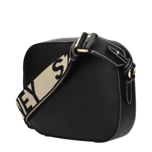 Stella McCartney Umhängetasche aus schwarzem Leder