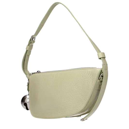 Burberry Umhängetasche aus grünem Leder