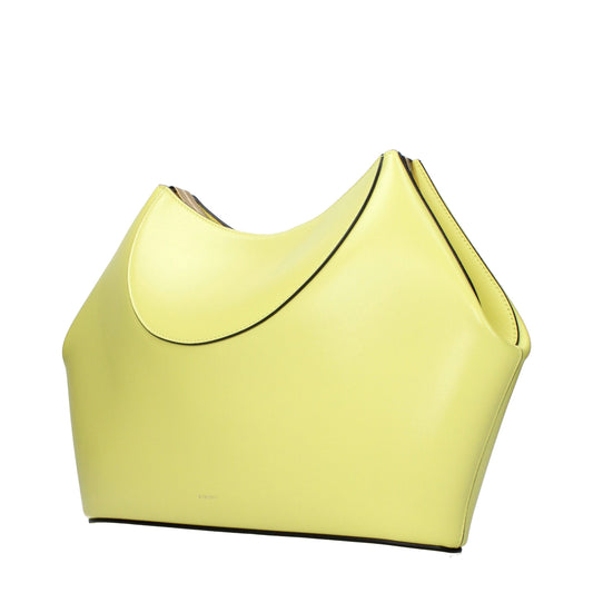 Givenchy Clutch aus gelbem Leder