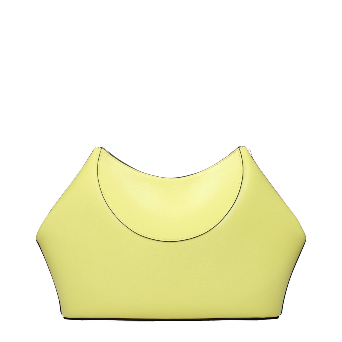 Givenchy Clutch aus gelbem Leder