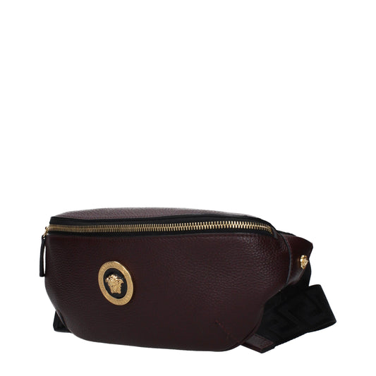 Versace Rucksack aus violettem Leder