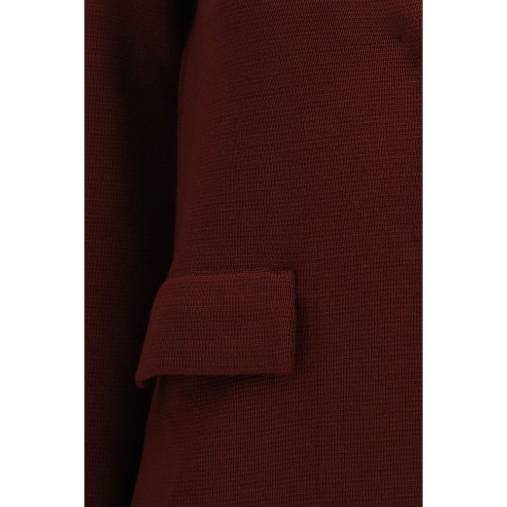 Ella Bordeaux Mantel aus Schurwolle von Aries