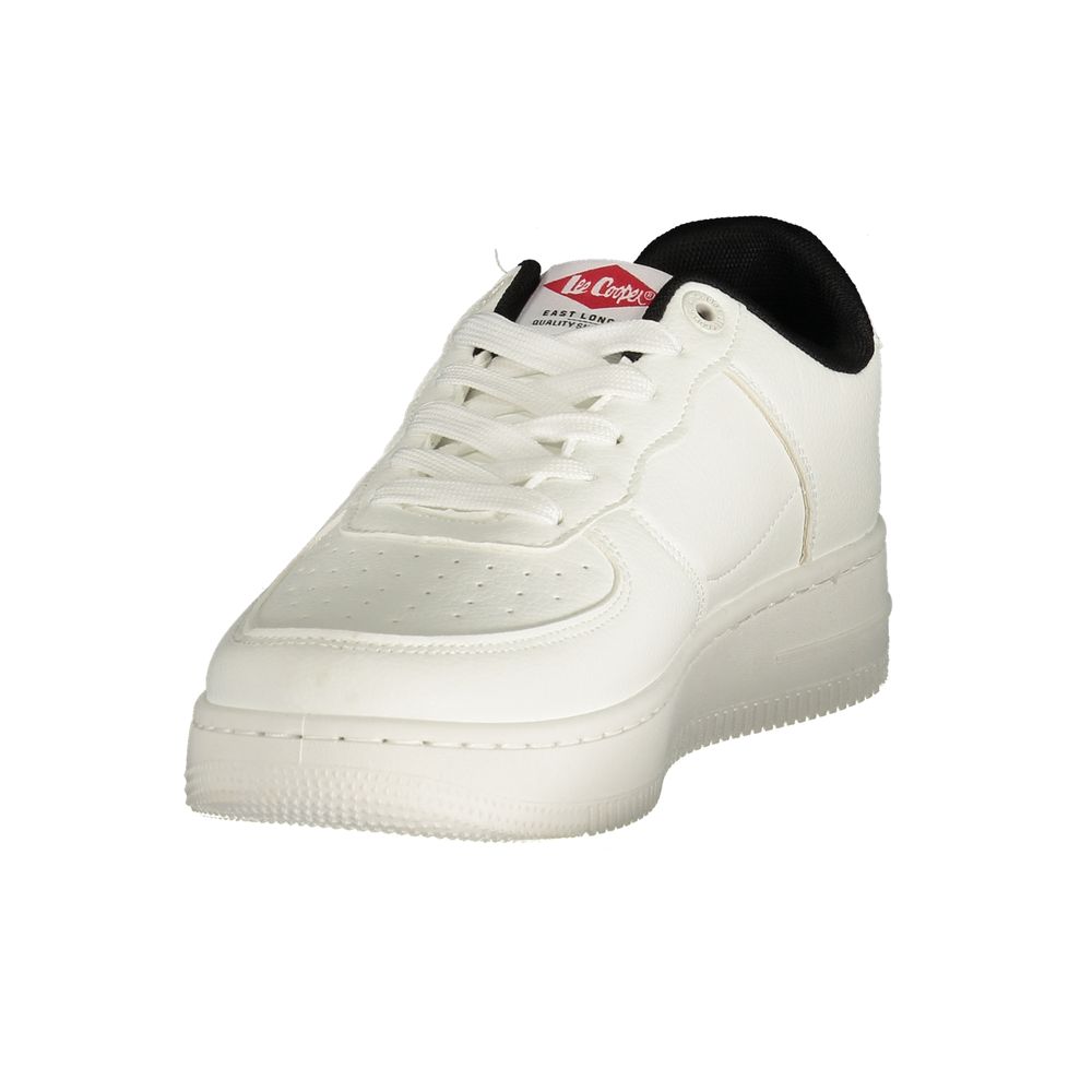 LEE COOPER White Polyurethane Men's Sneaker