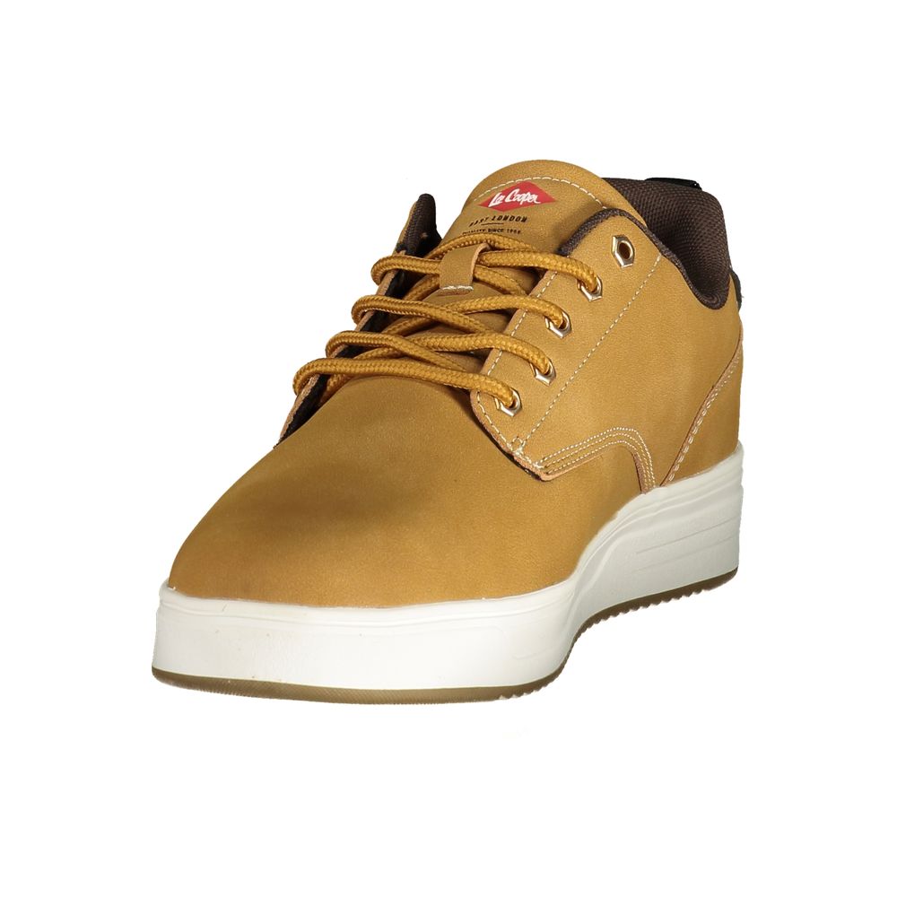 LEE COOPER Yellow Polyurethane Men's Sneaker