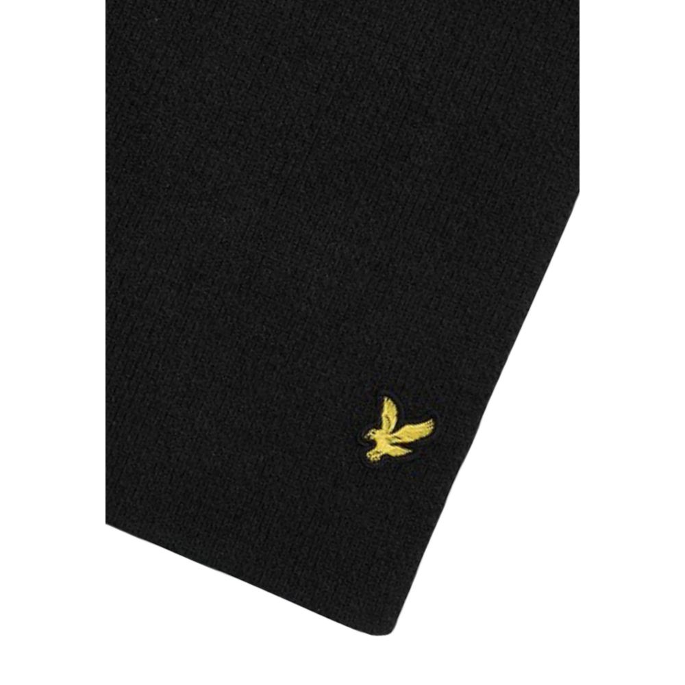 Lyle & Scott Black Viscose Scarf