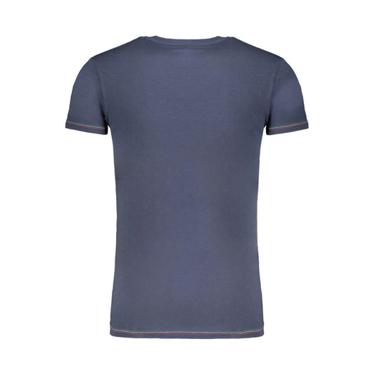 Aeronautica Militare Blue Cotton Men's T-Shirt