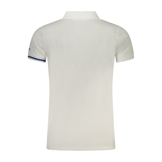 Iceberg Blue Cotton Men Polo Shirt