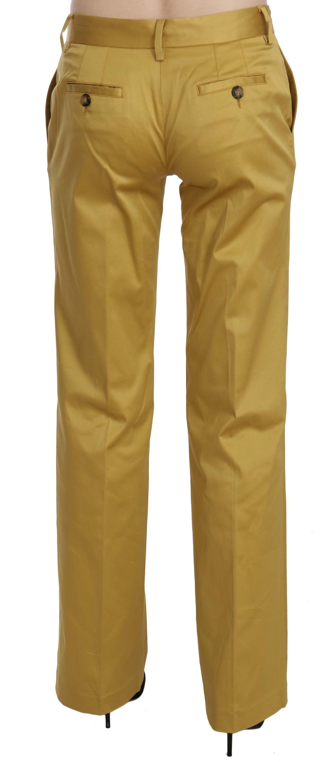 Just Cavalli – Senfgelbe, gerade, formelle Hose