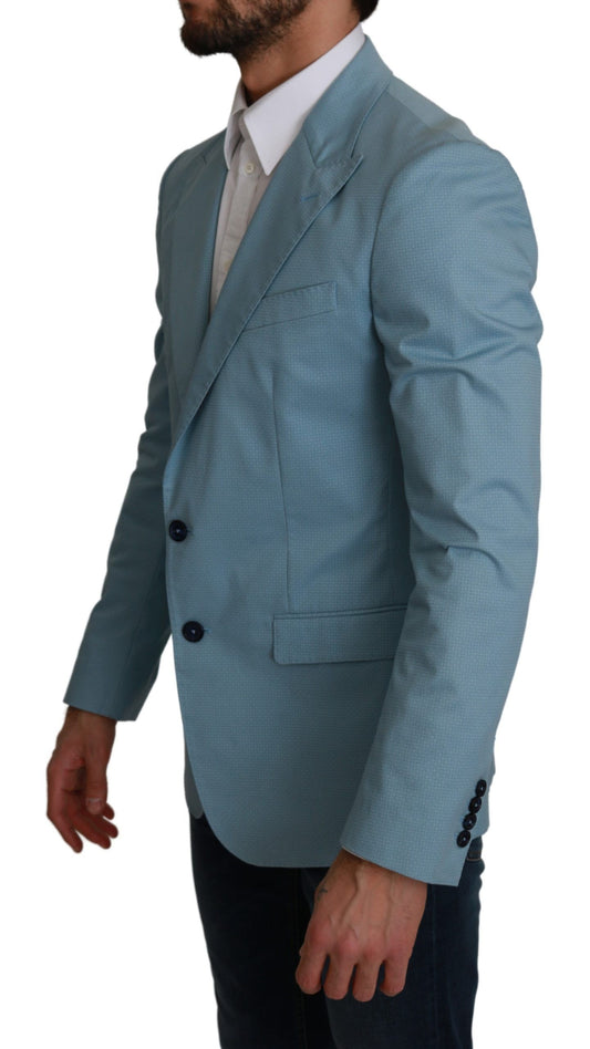 Dolce & Gabbana Blaue Slim Fit Manteljacke MARTINI Blazer