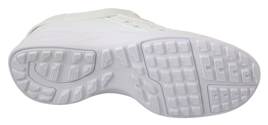 Philipp Plein Weiße Polyester Casual Sneakers Schuhe