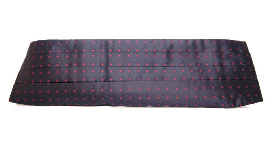 Dolce & Gabbana – Schwarzer Smokinggürtel mit Kummerbund