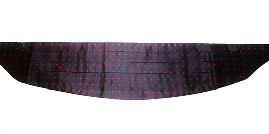 Dolce & Gabbana – Schwarzer Smokinggürtel mit Kummerbund