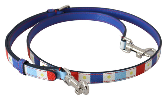 Dolce & Gabbana Mehrfarbiger Schultergurt für Taschenzubehör aus 100 % Leder